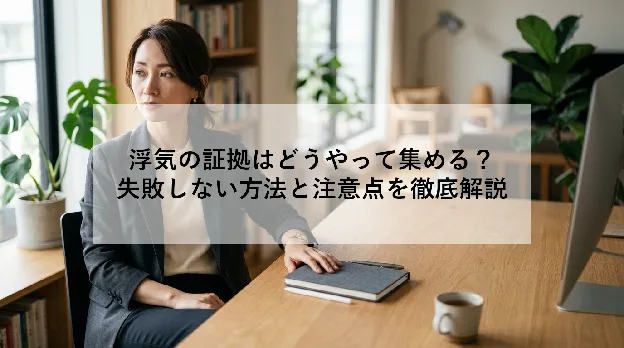浮気の証拠はどうやって集める?|失敗しない方法と注意点を徹底解説